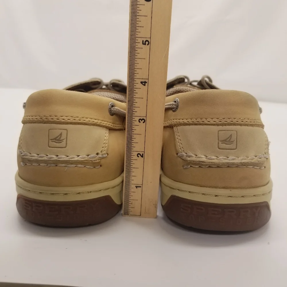 Sperry Top-Sider Men Sz 14M Boat Shoes Billfish 2 Tone Tan Beige Leather